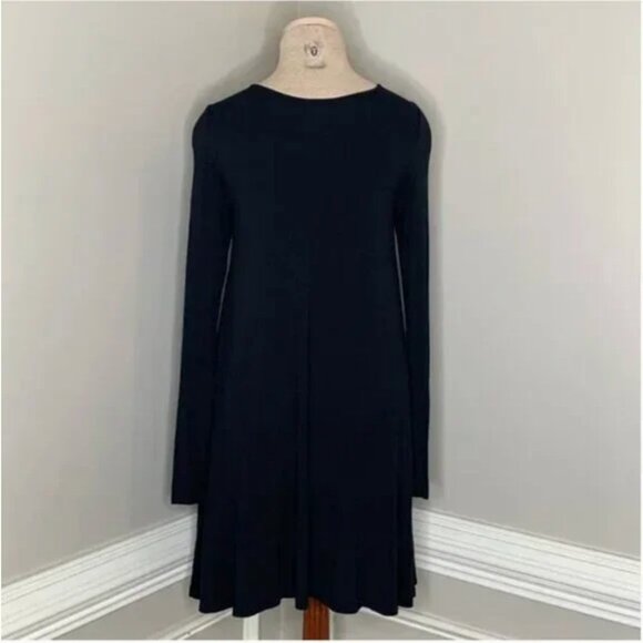 Garage Clothing Women's V Neck Swing Dress in Black Size Medium - Picture 3 of 7
